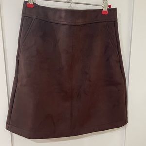LOFT brown skirt